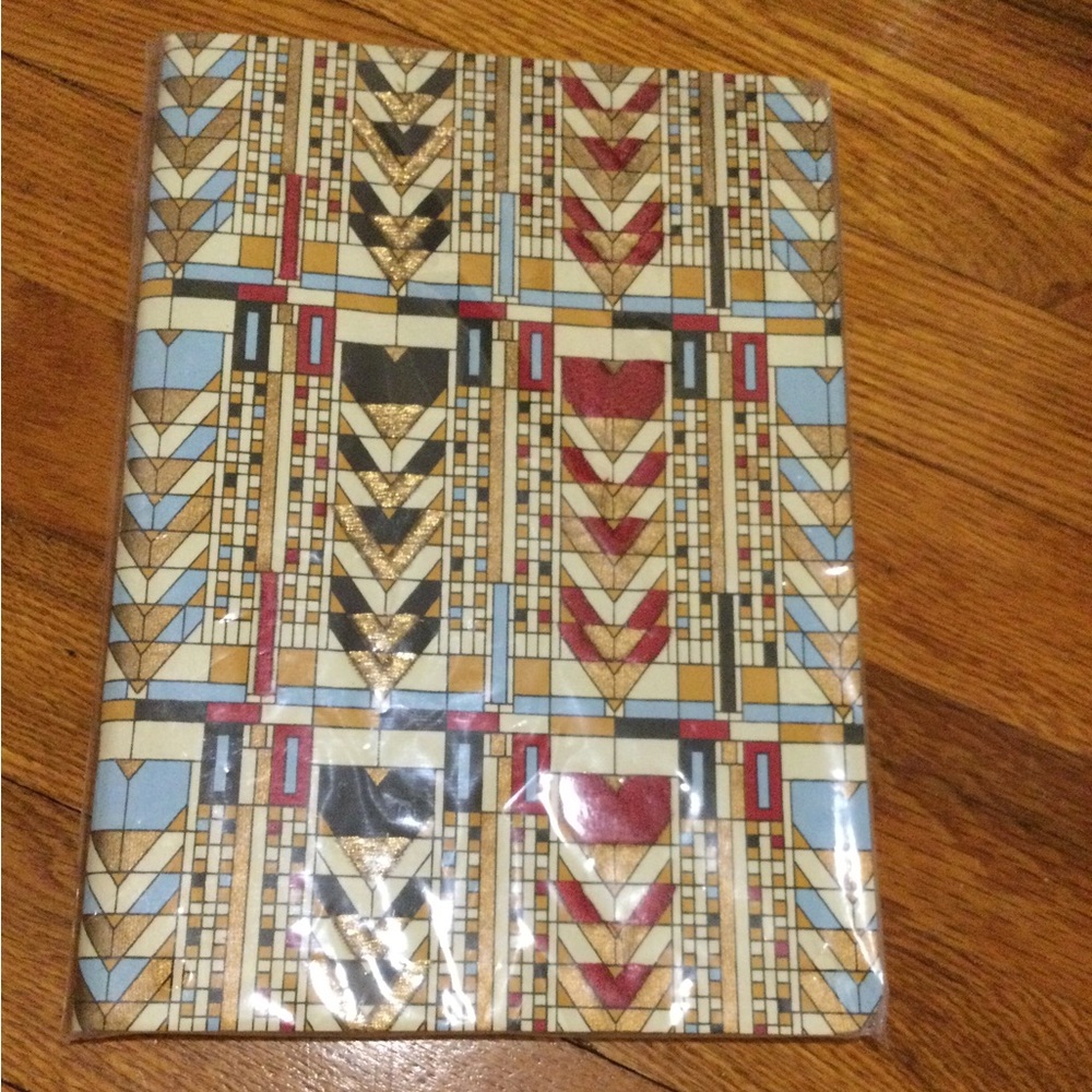 Frank Lloyd Wright Tree of Life Embroidered Handmade Journal.